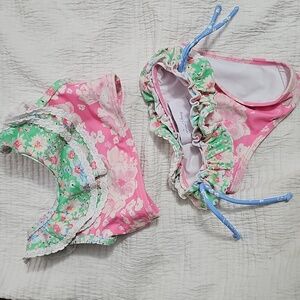 SweetHoney Floral Swimsuit Size 18 Months